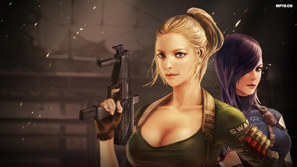 穿越火线CF唤醒自我性感美女游戏电脑壁纸高清大图预览1600×900_游戏壁纸下载